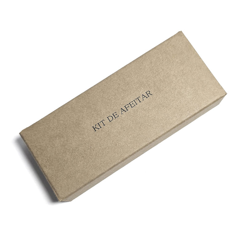 Estuche Kraft Kit de afeitar